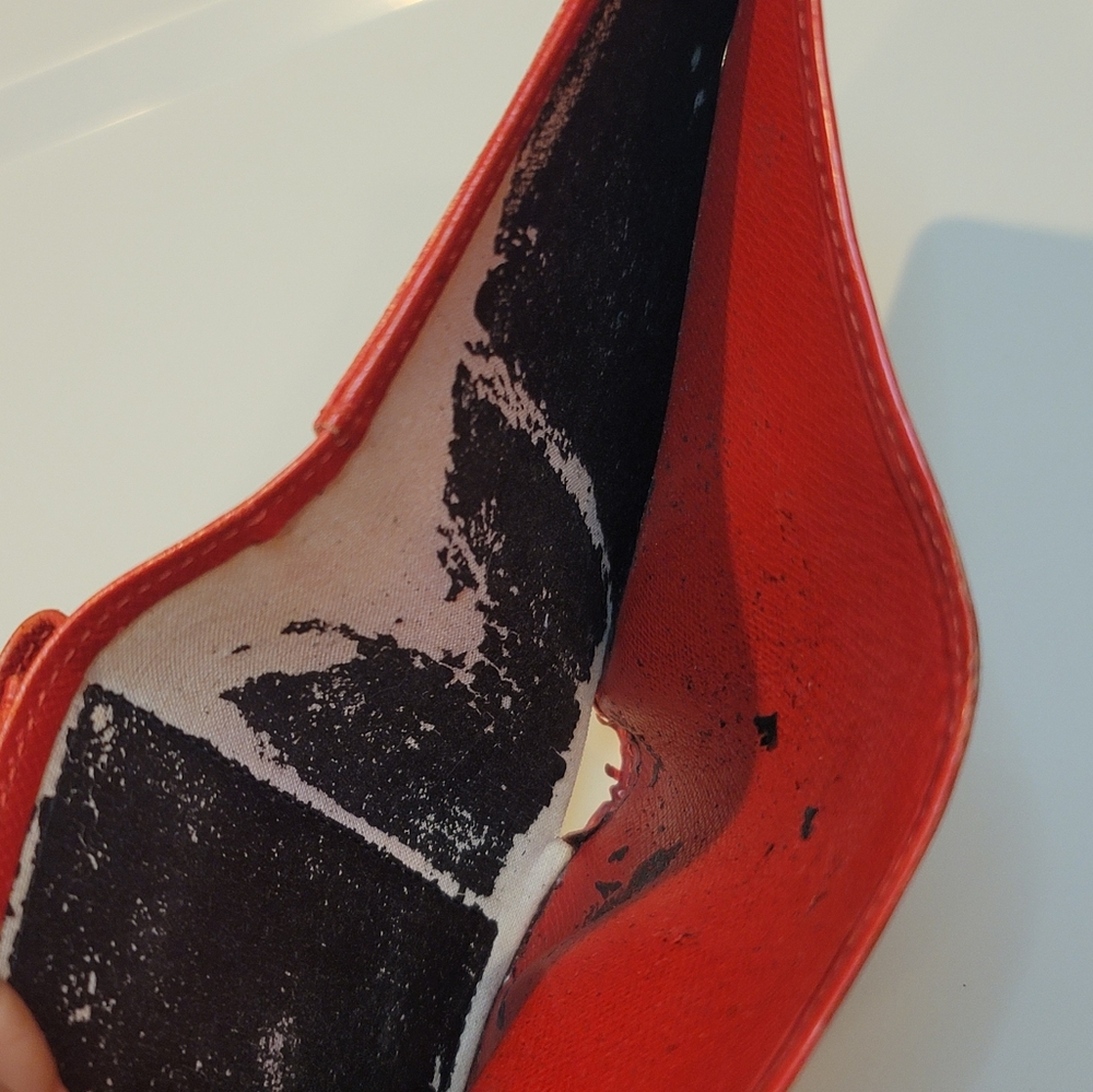 Louis Vuitton Red Epi Compact Wallet - Picture 5 of 9